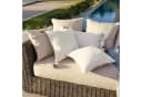 Mirabeau Kissenhülle 4er Set Olette Creme/Braun Leinen Bild 3