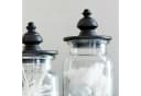 Mirabeau Dose 3er Set Hakeen Glas Mangoholz schwarz/transparent Bild 5