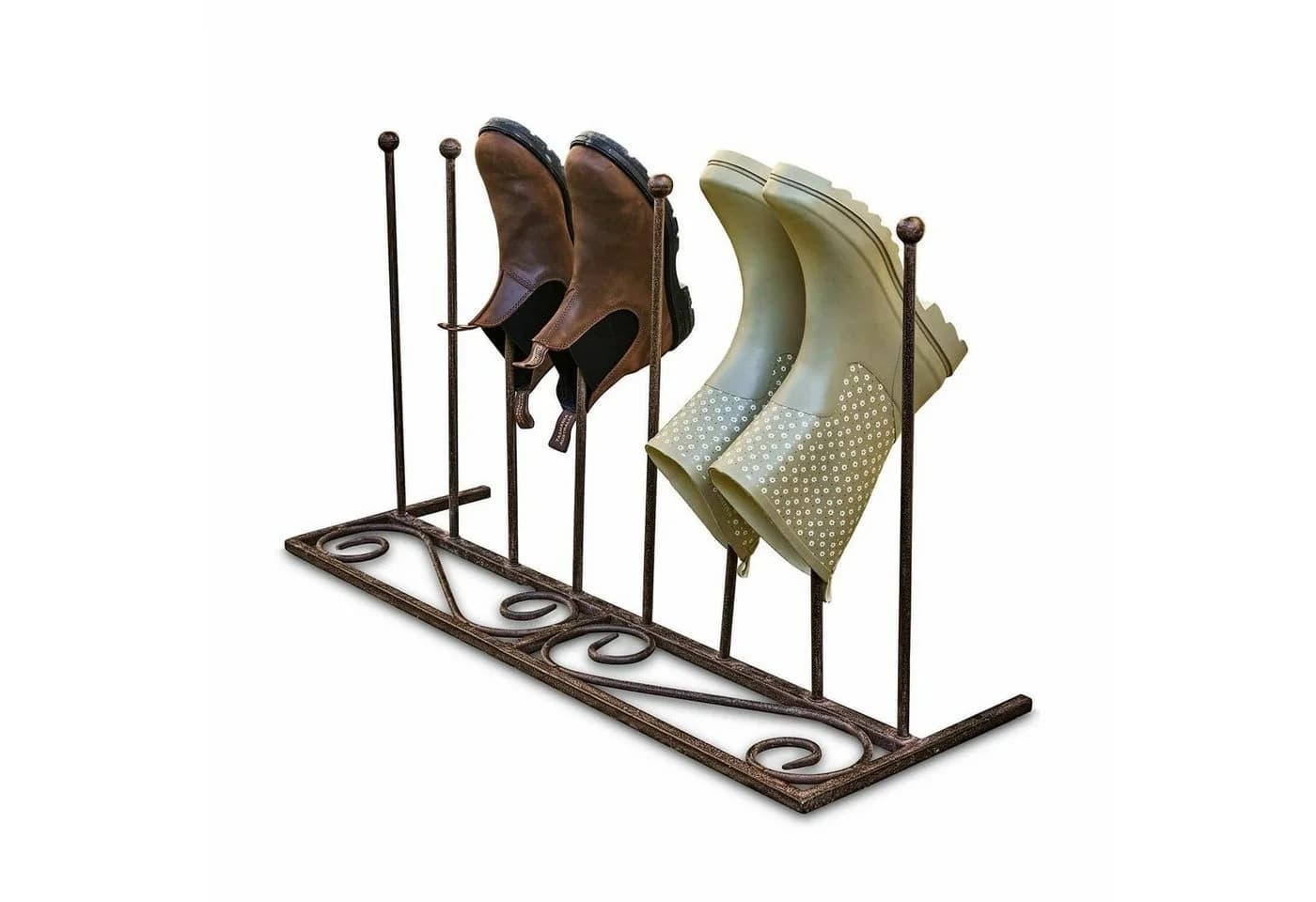 Mirabeau Schuhregal Schuhständer Patterson Antikbraun - Bild 2