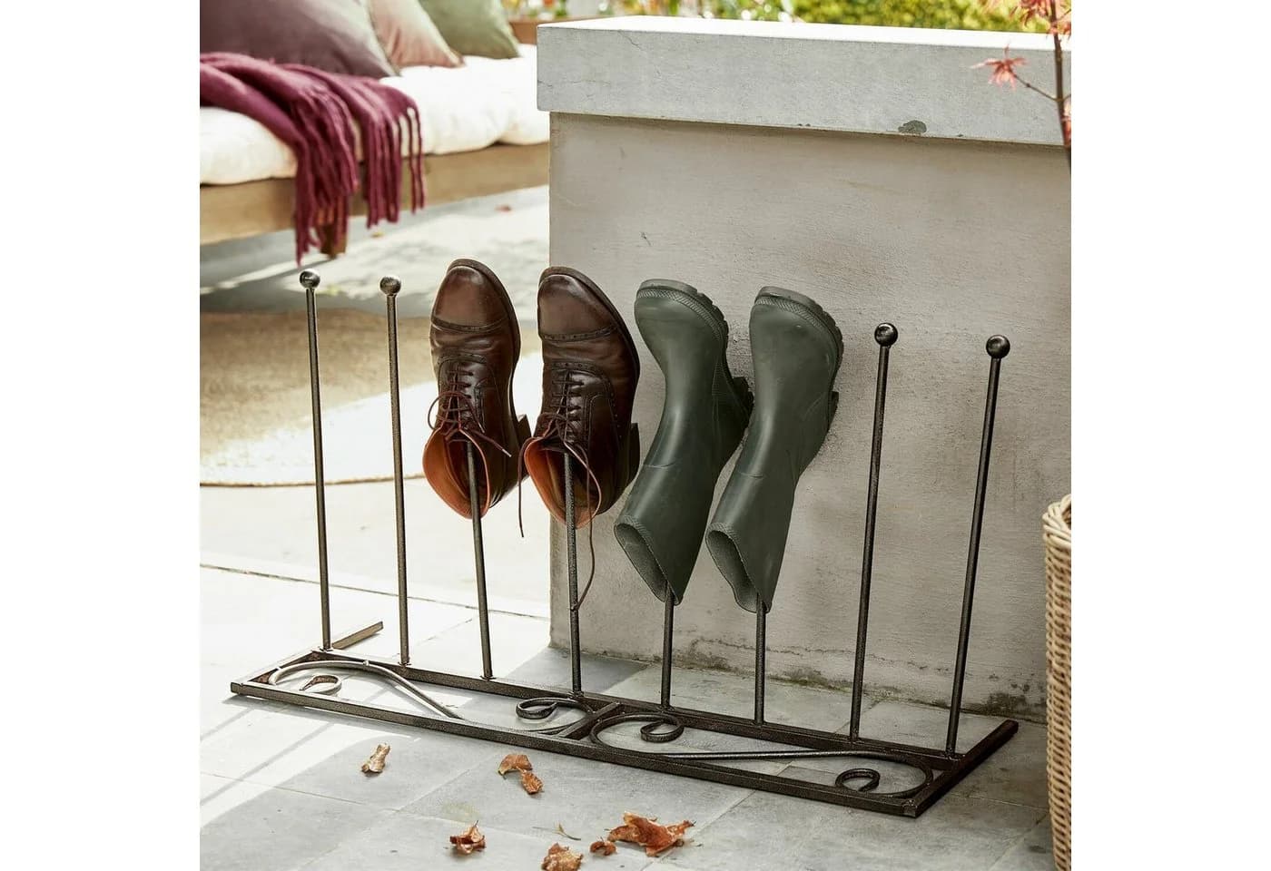 Mirabeau Schuhregal Schuhständer Patterson Antikbraun - Bild 4