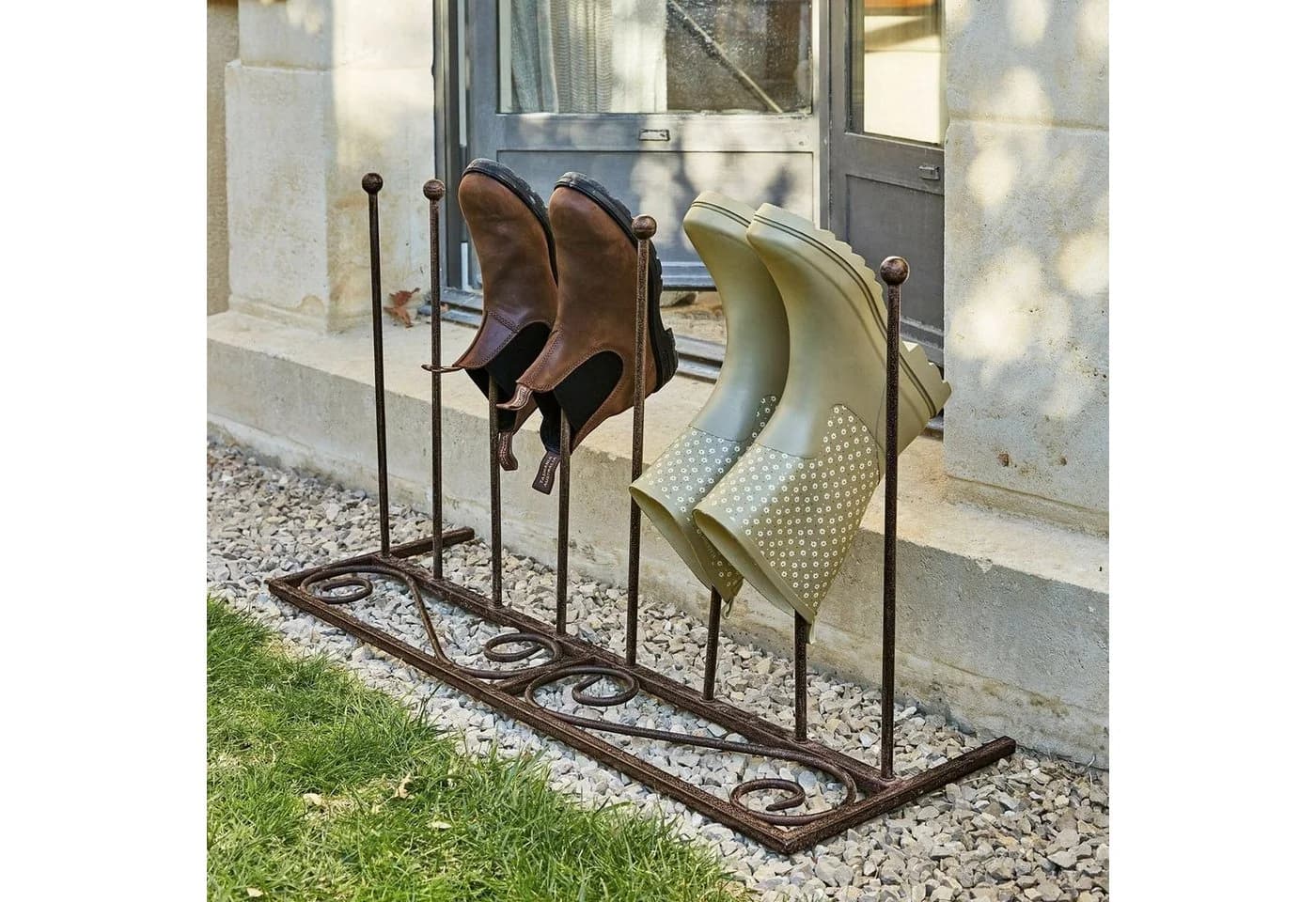 Mirabeau Schuhregal Schuhständer Patterson Antikbraun - Bild 5