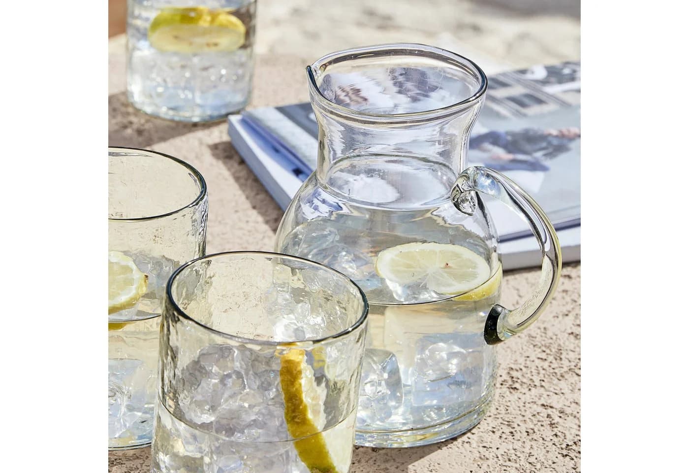 Mirabeau Wasserkaraffe Krug Clarksville klar Glas - Bild 3