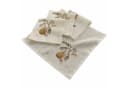 Mirabeau Stoffserviette 4er Set Tupisa Offwhite Leinen Birnen-Print Bild 2