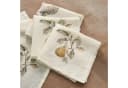Mirabeau Stoffserviette 4er Set Tupisa Offwhite Leinen Birnen-Print Bild 3