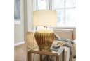Mirabeau Tischleuchte Fauville Gold/Creme Messing Bild 1