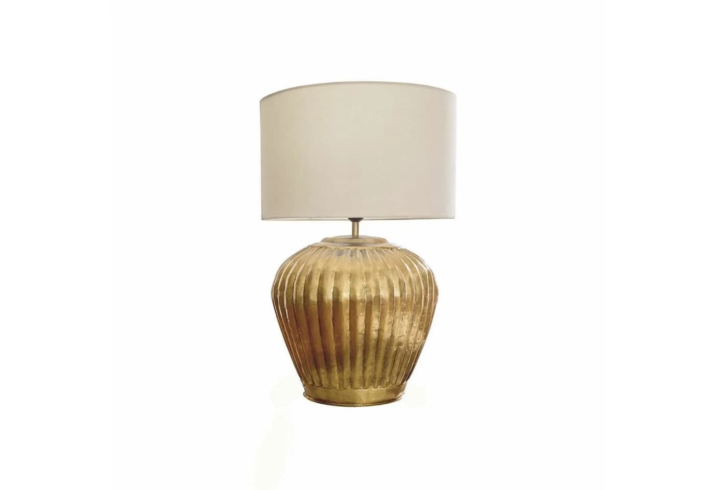 Mirabeau Tischleuchte Fauville Gold/Creme Messing - Bild 2