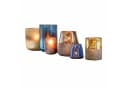 Mirabeau Windlicht 6er Set Paro blau Glas Bild 2