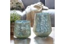 Mirabeau Windlicht 2er Set Gare Antikblau/Gold Glas Bild 3