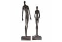 Mirabeau Dekofigur 2er Set Perce Anthrazit Aluminium Mangoholz Bild 2