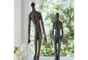 Mirabeau Dekofigur 2er Set Perce Anthrazit Aluminium Mangoholz Bild 4
