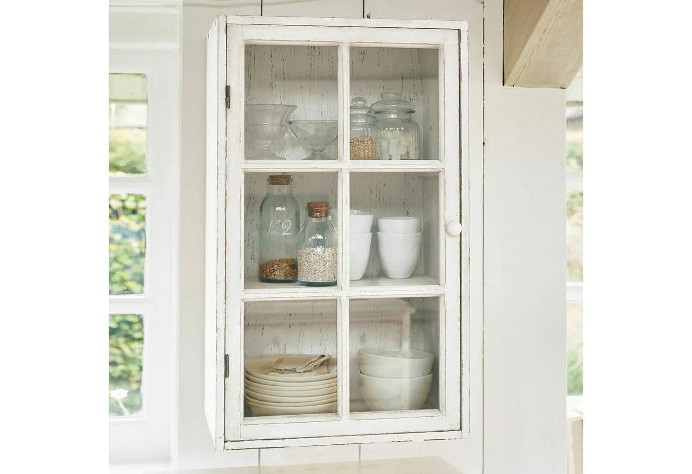 Mirabeau Hängeschrank 2er Set Piavo antikweiß Landhausstil - Bild 3