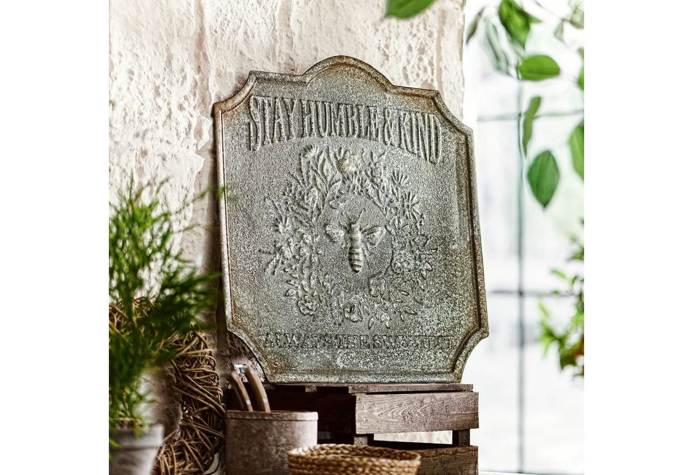 Mirabeau Wanddekoobjekt Humble Antikgrau