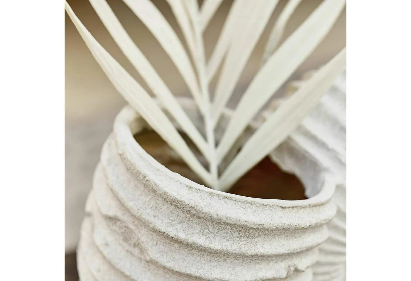 Mirabeau Übertopf Vase Korrellin Creme - Bild 5