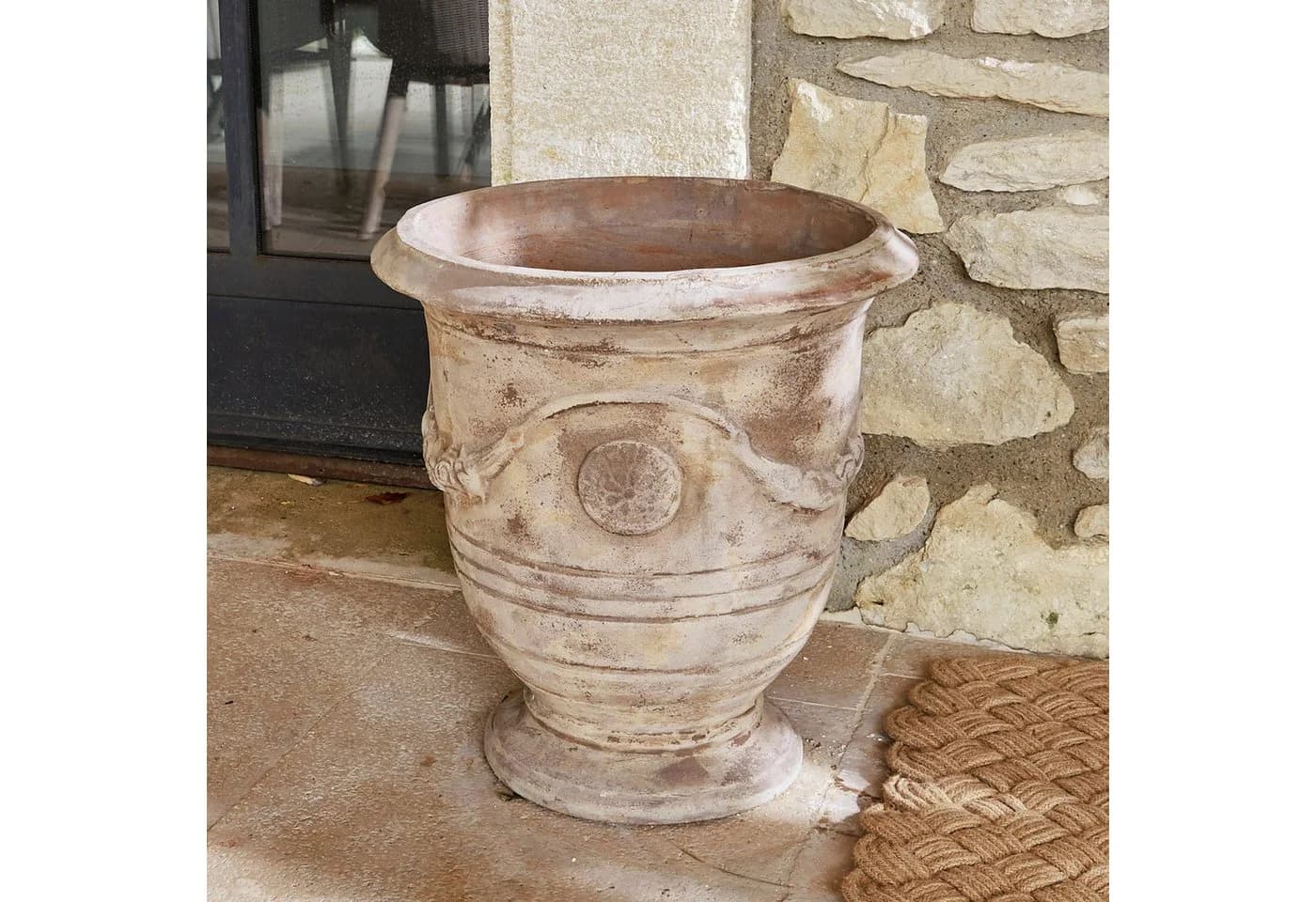 Mirabeau Übertopf Garwood antikbeige Ton - Bild 4