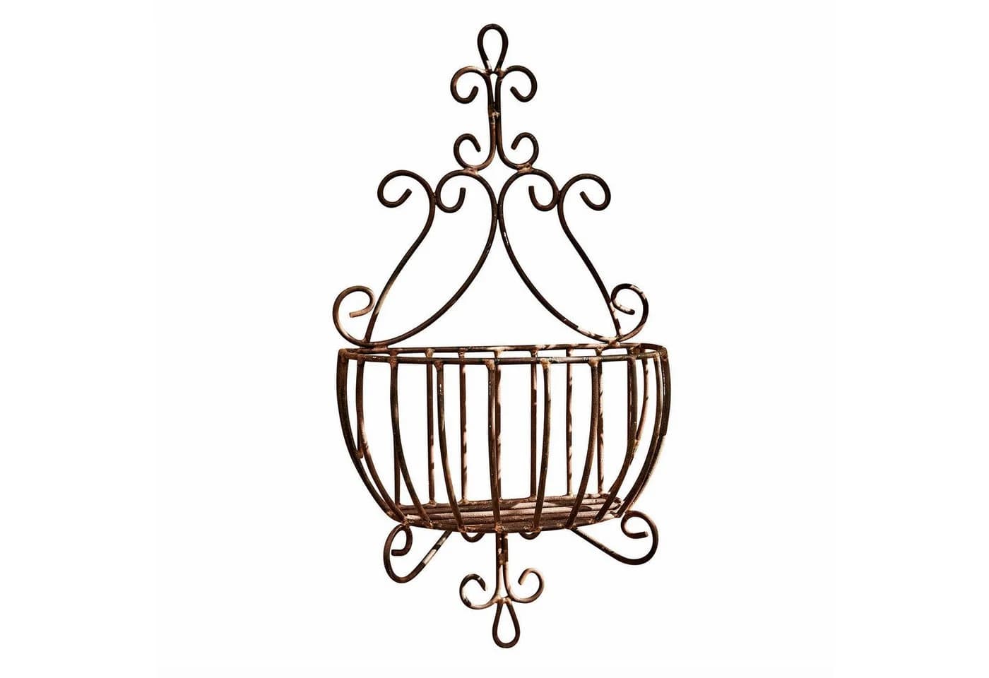 Mirabeau Dekokorb Marciac Bronze Eisen Rost-Finish