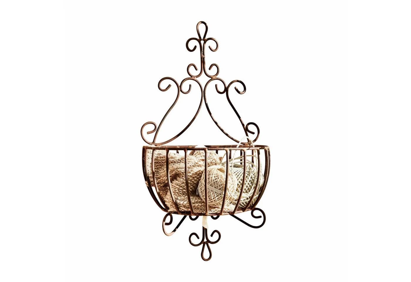 Mirabeau Dekokorb Marciac Bronze Eisen Rost-Finish - Bild 2