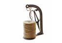 Mirabeau Gartenfigur Schnurhalter mit Schere, Braun, Jute & Antik-Finish Bild 2