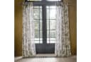 Mirabeau Vorhang Gardine Dedwen grau/leinen mit Toile-de-Jouy-Motiven Bild 1