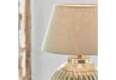 Mirabeau Tischleuchte Lillemor Antiksilber/Beige Aluminium Bild 4