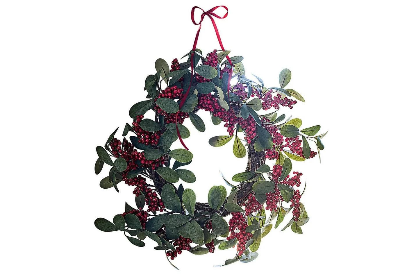 Mirabeau Weihnachtsfigur Kranz Lenius Grün/Rot - Bild 2