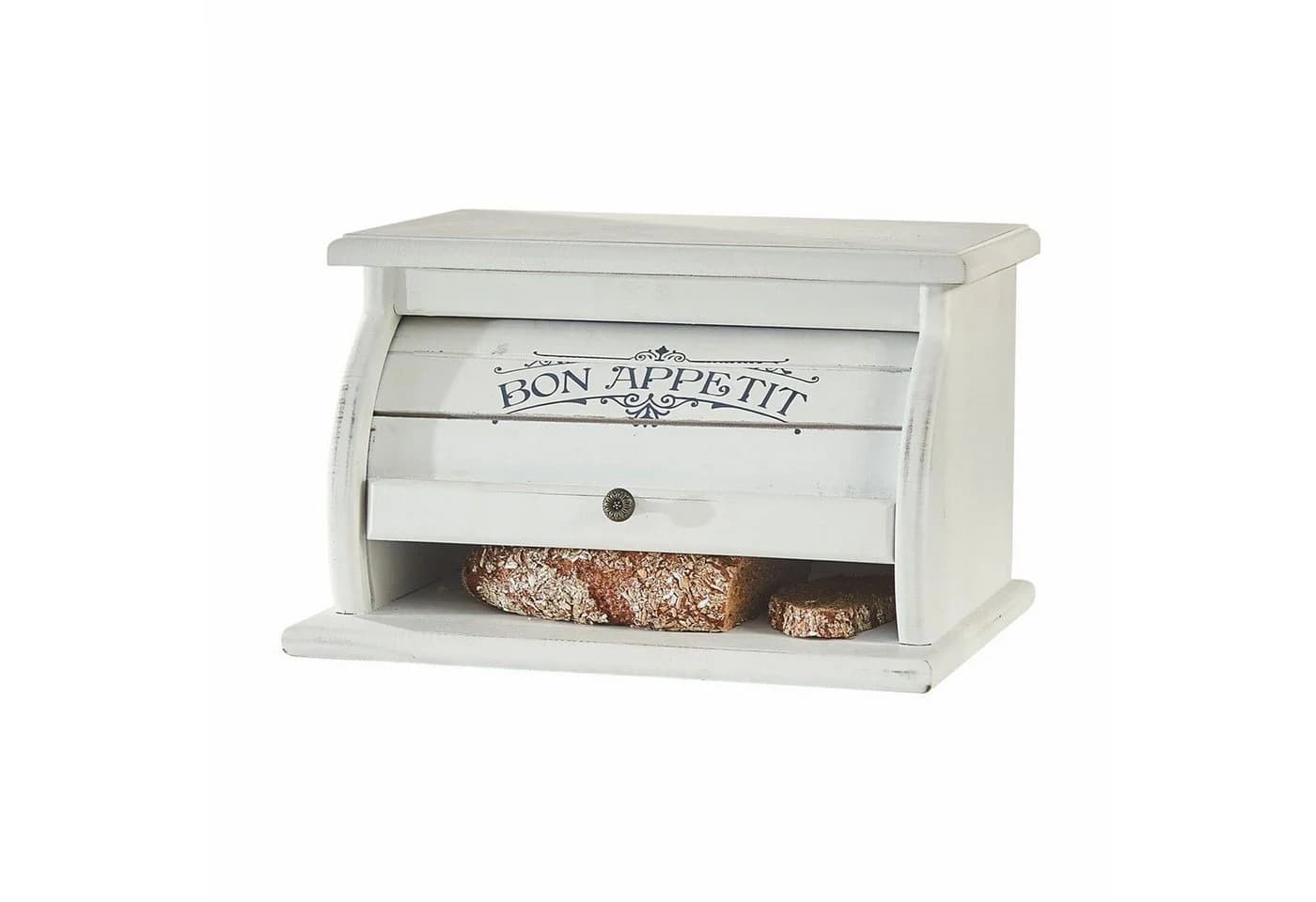 Mirabeau Brotkasten Bon Appetit antikweiß Holz - Bild 2