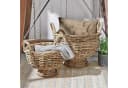 Mirabeau Dekokorb 2er Set Braun Handgeflochten Rattan Landhaus Bild 3