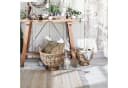 Mirabeau Dekokorb 2er Set Braun Handgeflochten Rattan Landhaus Bild 4