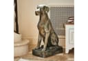 Mirabeau Deko-Hund Jules grau Kunststein Bild 1