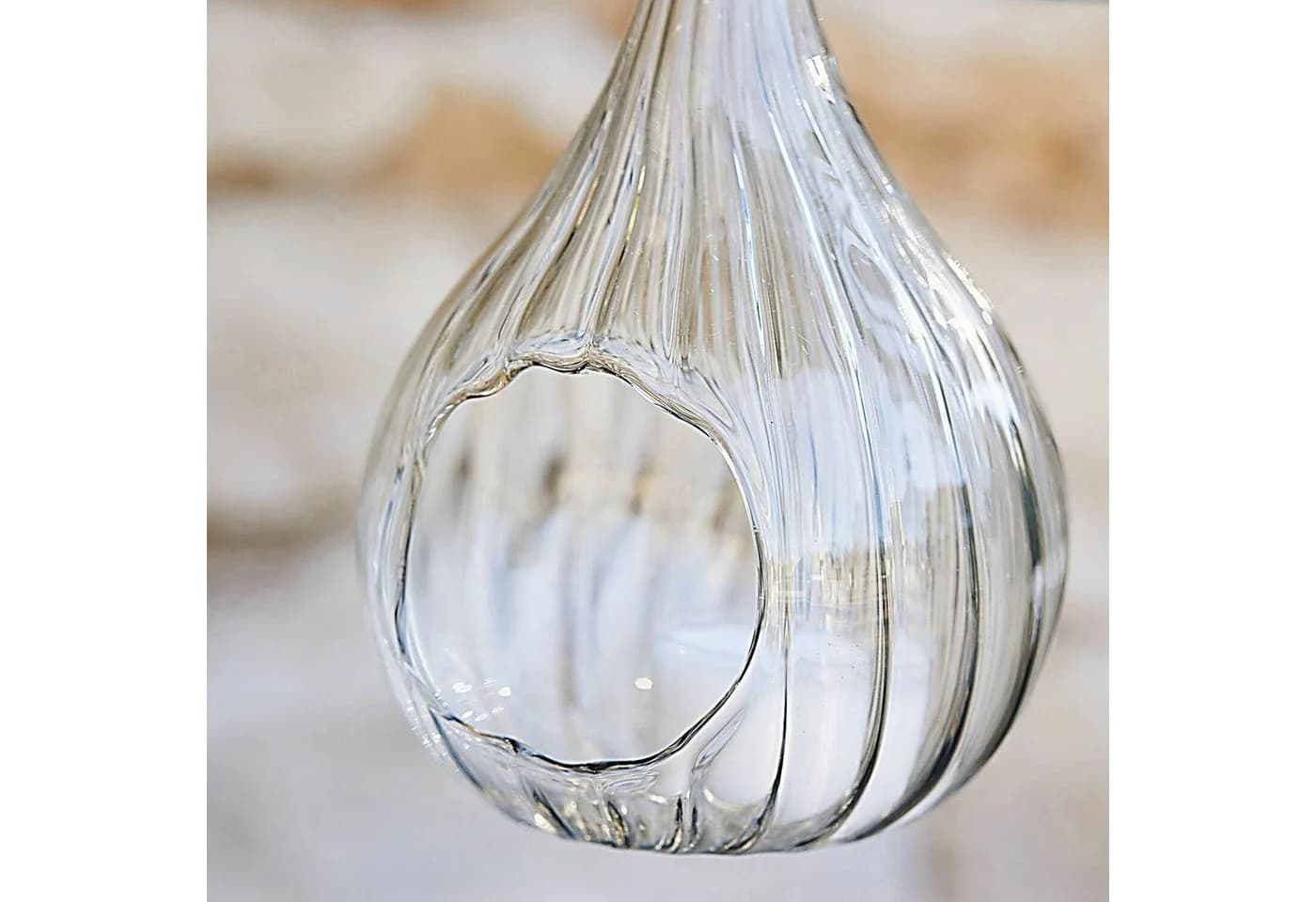Mirabeau Hängewindlicht 3er Set Fairlie klar Glas Jute - Bild 5