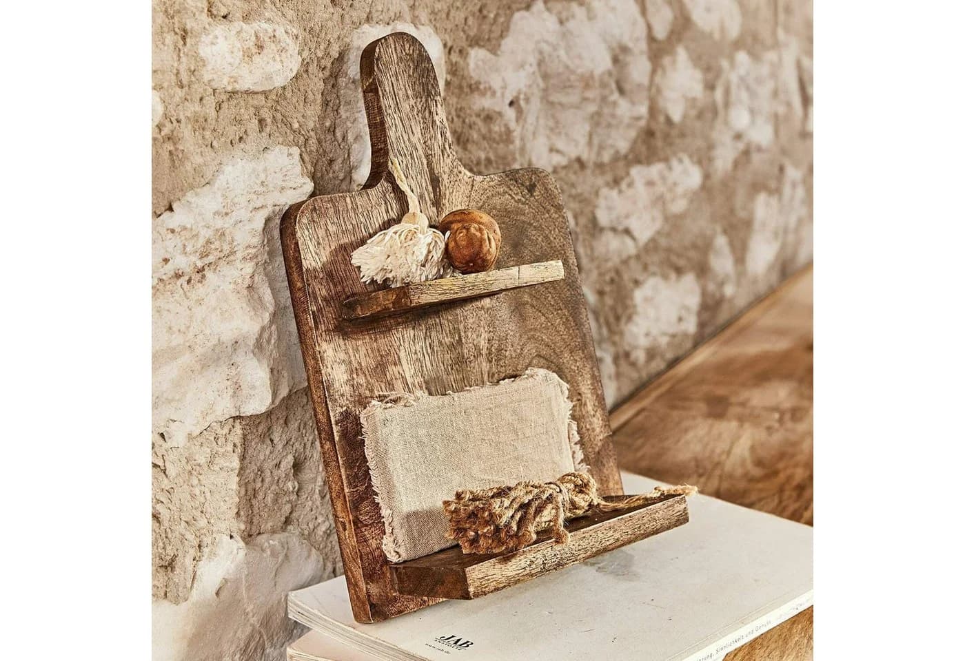 Mirabeau Wandregal Novillard Braun Mangoholz - Bild 5