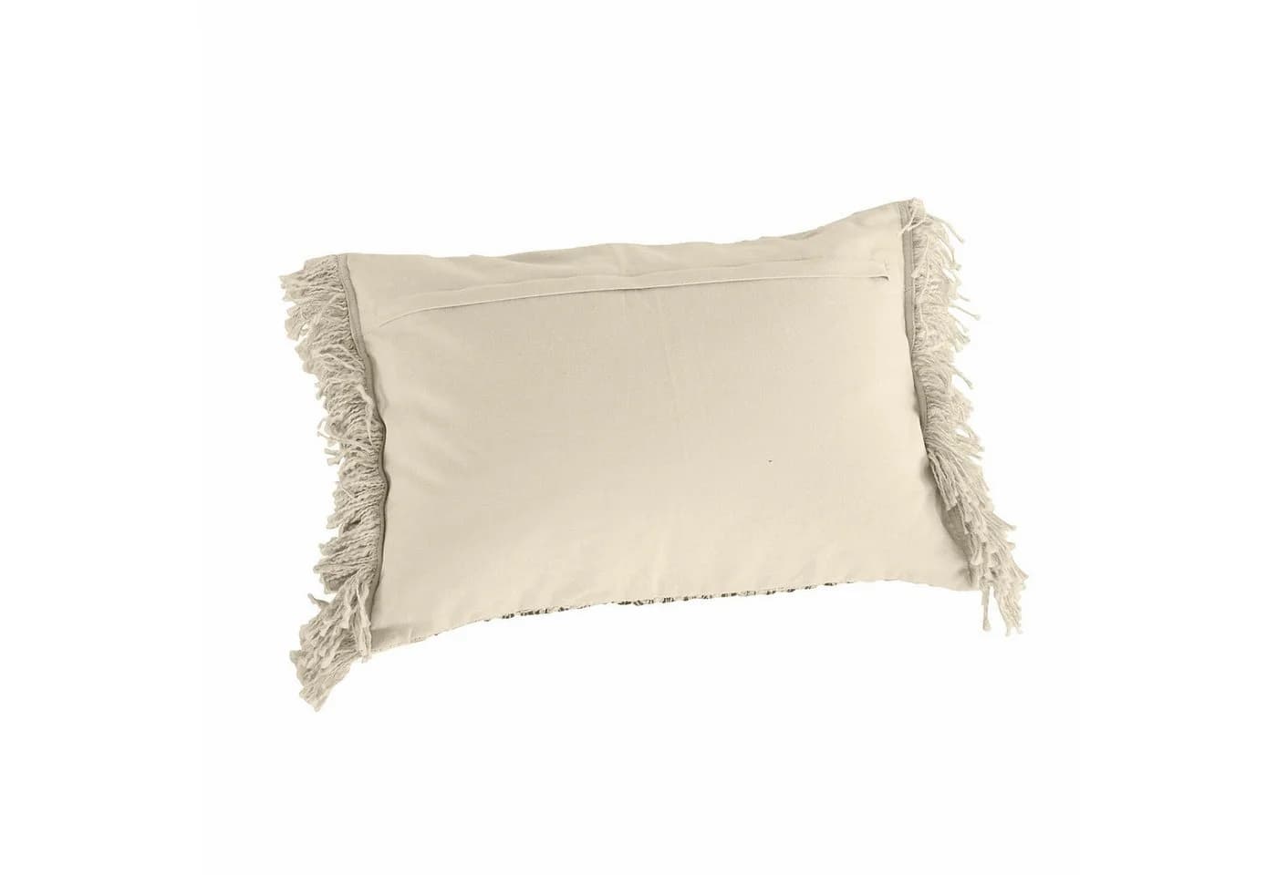 Mirabeau Kissenhülle Monrovie blau/beige mit Gittermuster