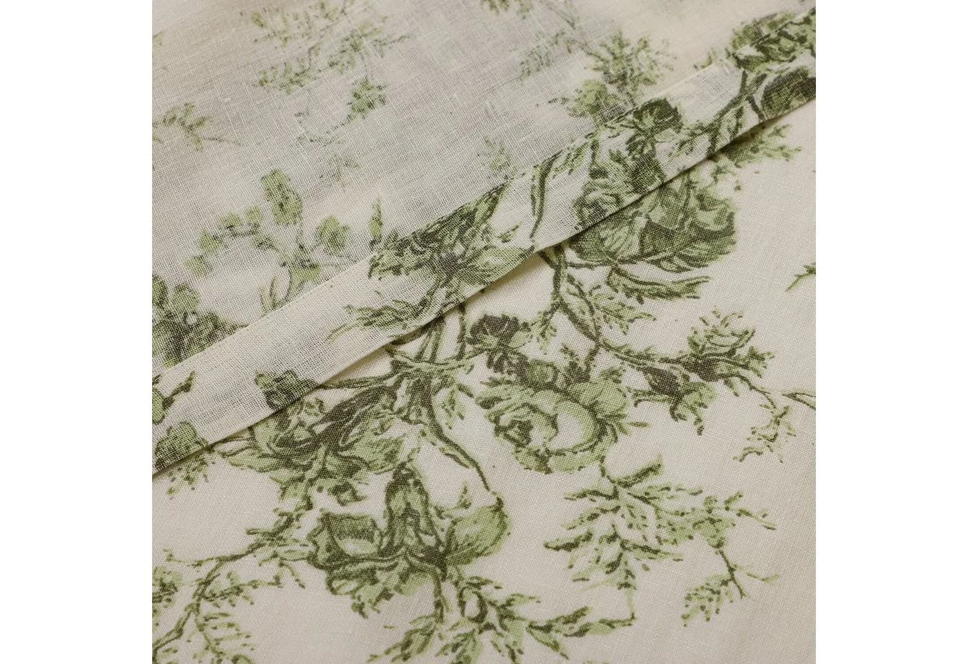 Mirabeau Tischläufer Mercier Grün/Weiß Leinen - Bild 4