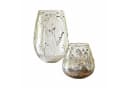 Mirabeau Windlicht 2er Set Elorisse Klar/Gelb Glas Bild 1