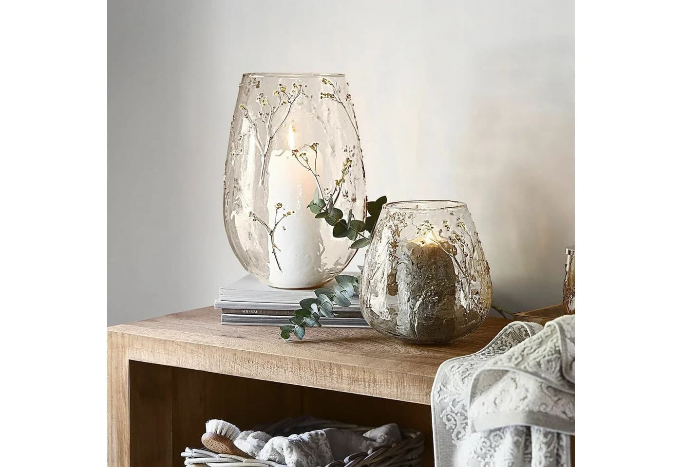 Mirabeau Windlicht 2er Set Elorisse Klar/Gelb Glas - Bild 4