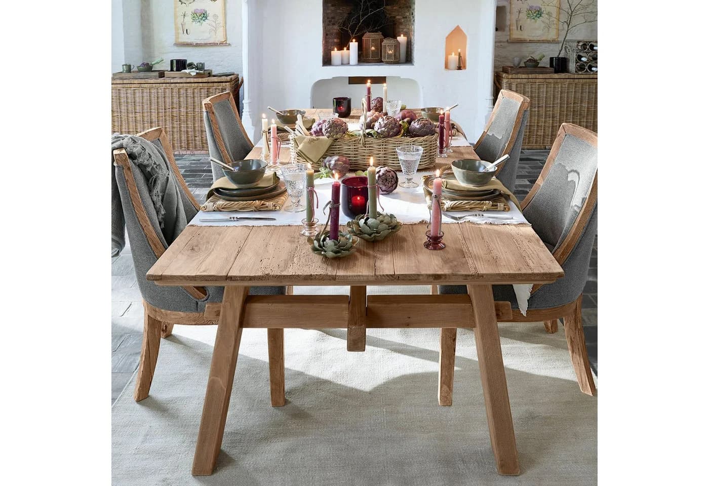 Mirabeau Platzset 2er Set Allegretta Braun Rattan - Bild 4