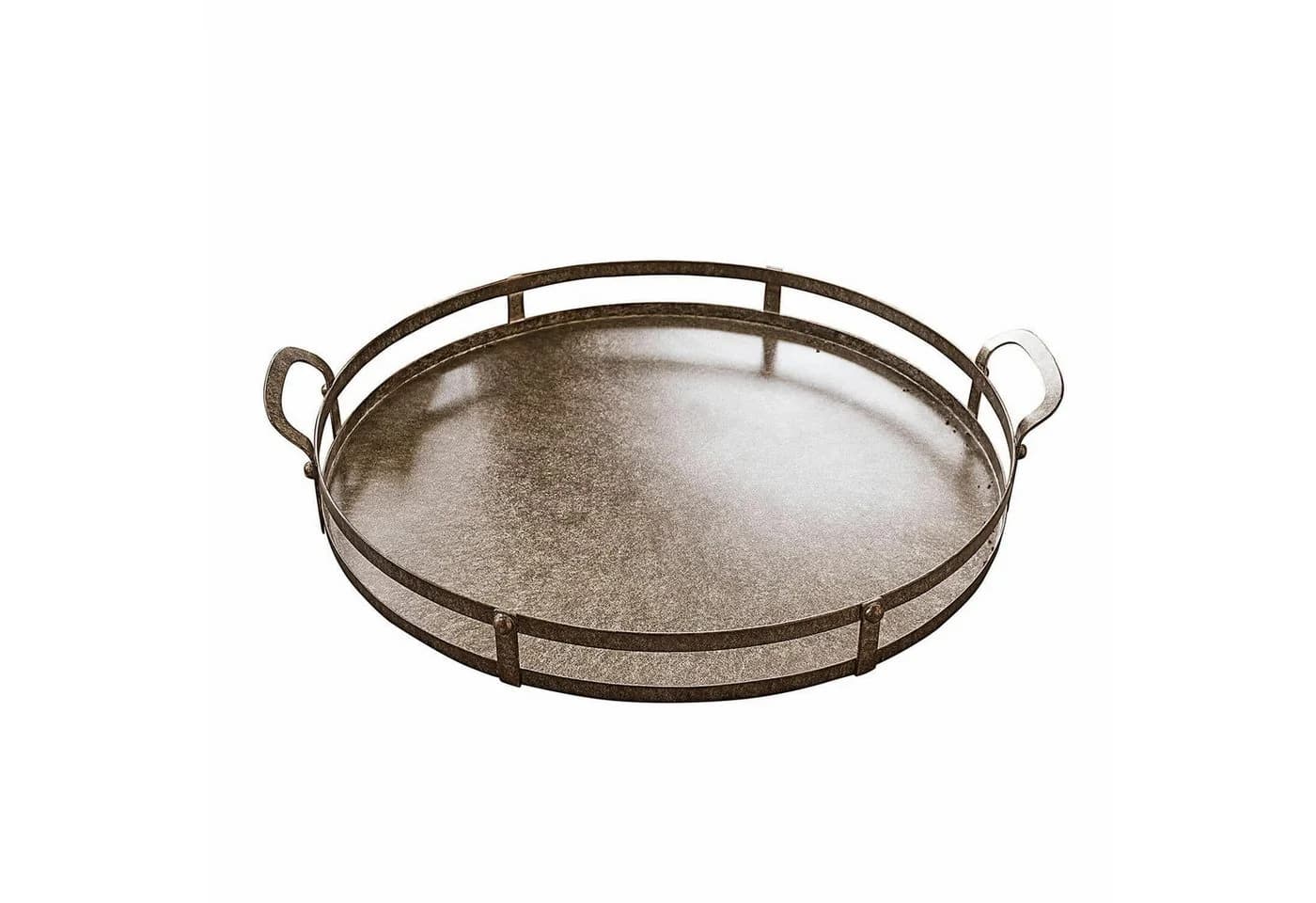 Mirabeau Tablett Aquivar antikbronze Eisen