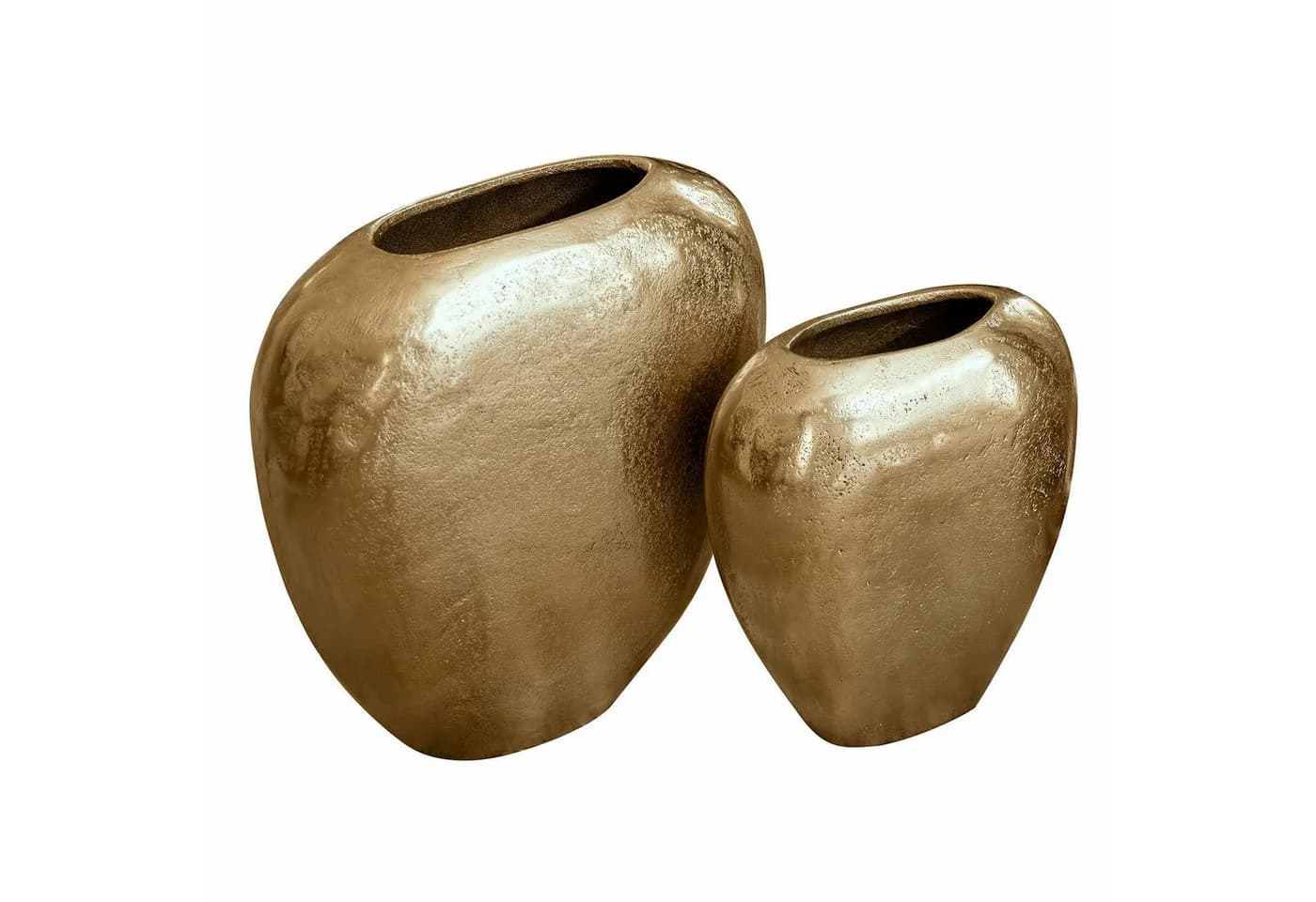 Mirabeau Tischvase Vase 2er Set Cezelle Champagner - Bild 3