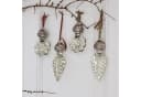 Mirabeau Christbaumschmuck Anhänger 4er Set Géraudet Antiksilber Bild 3
