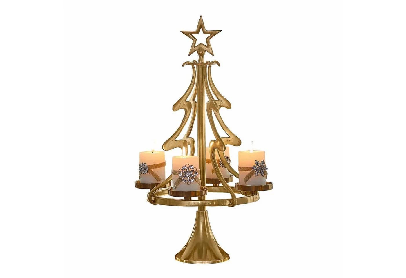 Mirabeau Adventskranzständer Gaetana gold - Bild 2