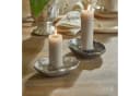 Mirabeau Kerzenständer 2er Set Quilvano Silber Schwarz Aluguss Bild 3