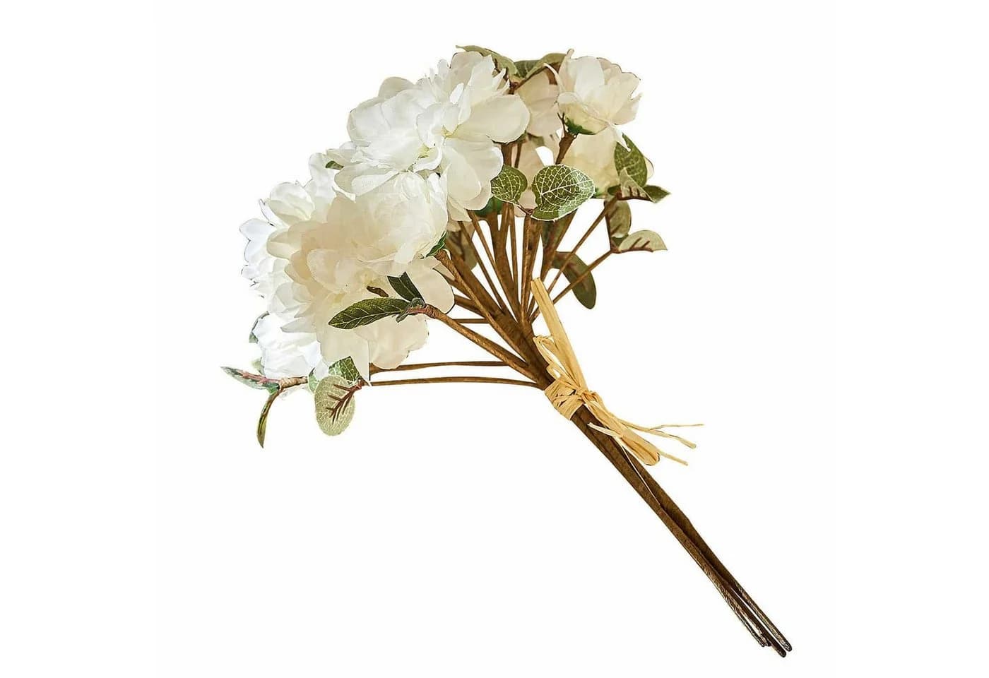 Kunstblume Deko-Blumenstrauß Quérisse Creme/Grün Mirabeau - Bild 2