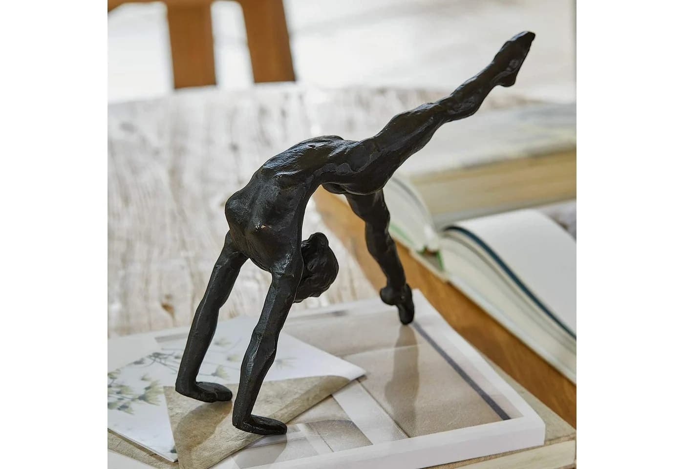 Mirabeau Dekofigur Zayrah Schwarz Aluminiumguss