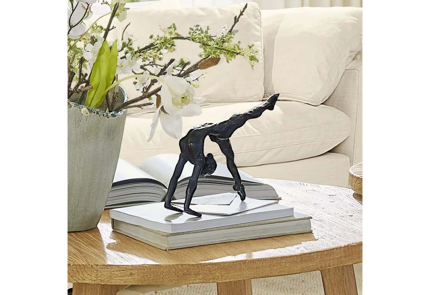 Mirabeau Dekofigur Zayrah Schwarz Aluminiumguss - Bild 4