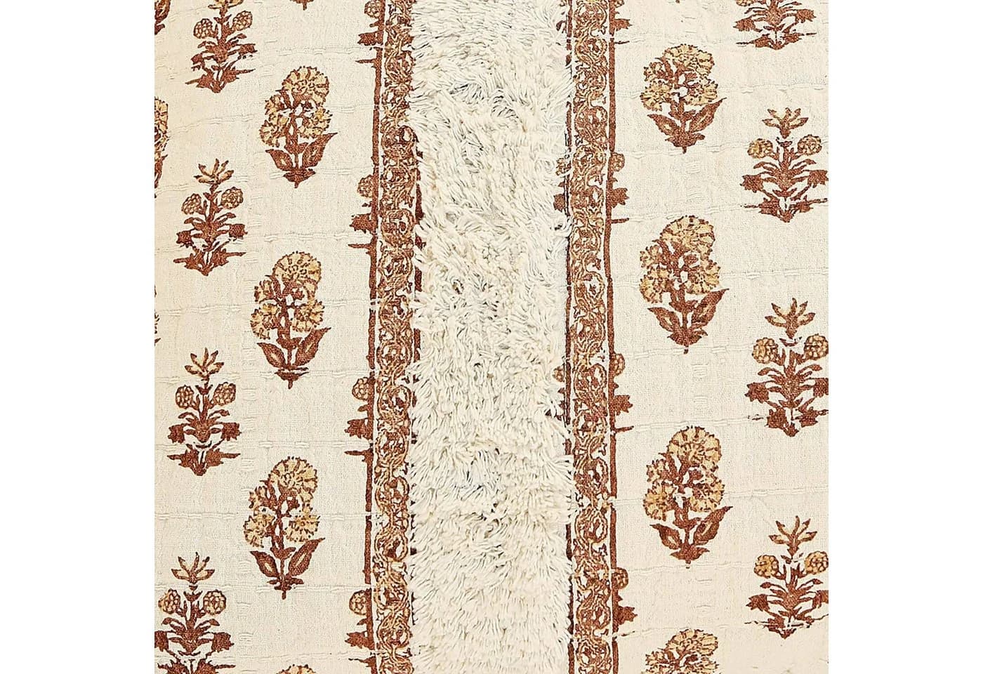Mirabeau Kissenhülle 3er Set Arsalan creme/braun Baumwolle - Bild 4