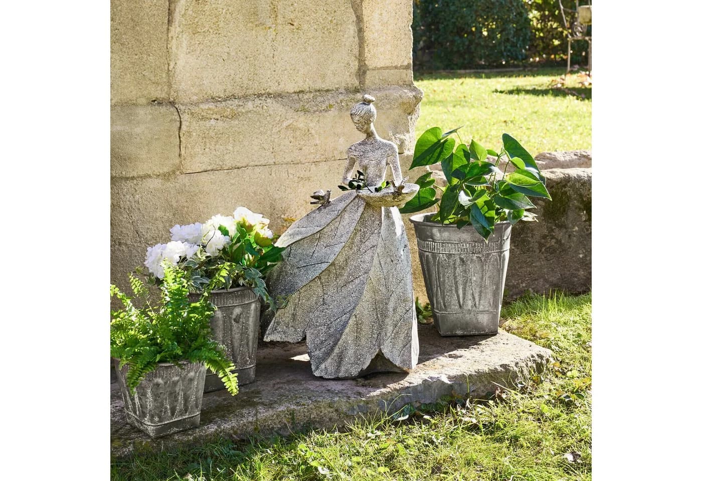 Mirabeau Dekofigur Skulptur Sullon Antikgrau - Bild 4