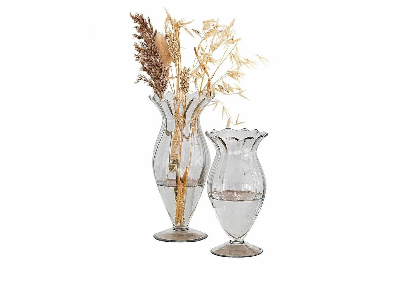 Mirabeau Tischvase Deniélou 2er Set Klar Glas Tulpenform - Bild 2