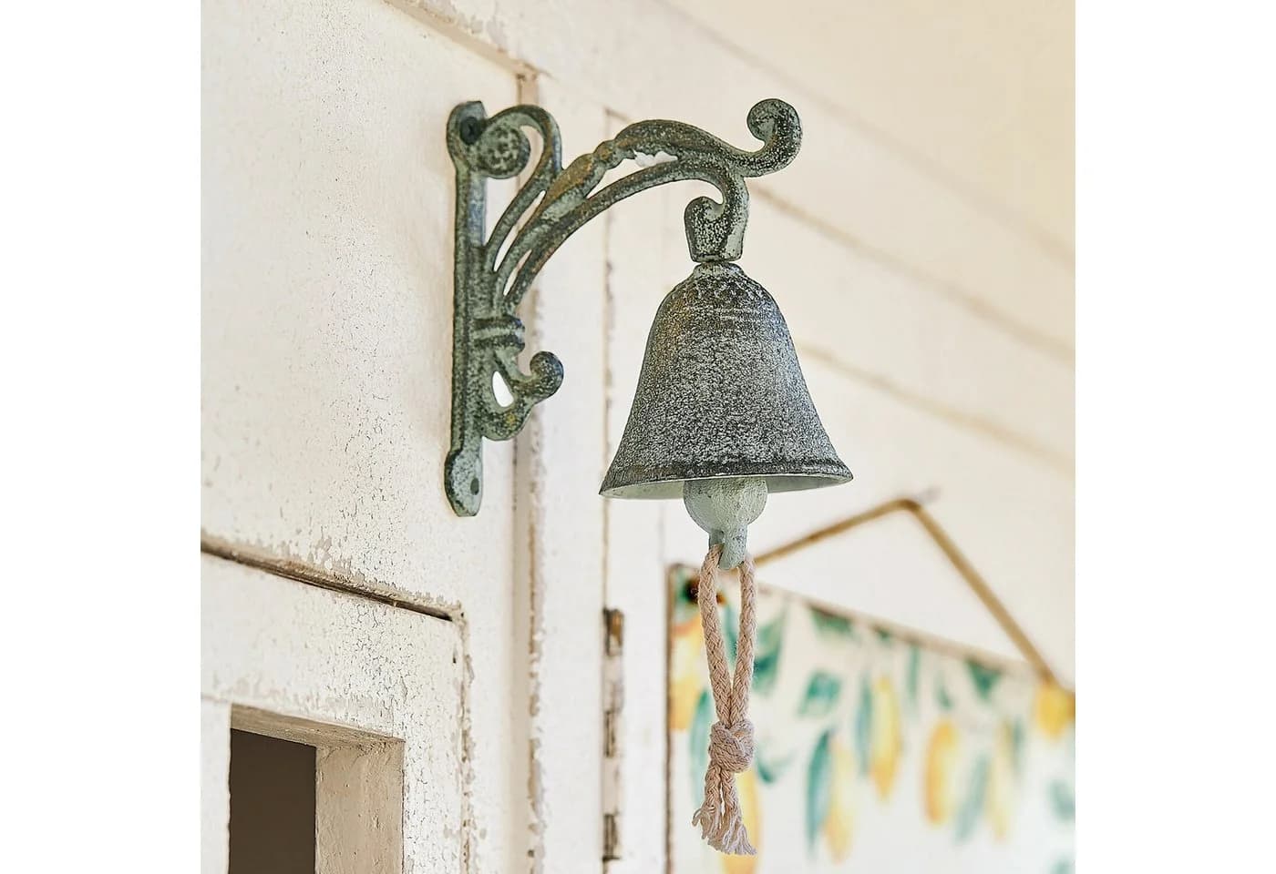 Mirabeau Dekoobjekt Glocke Palerina antikgrün/grau Gusseisen