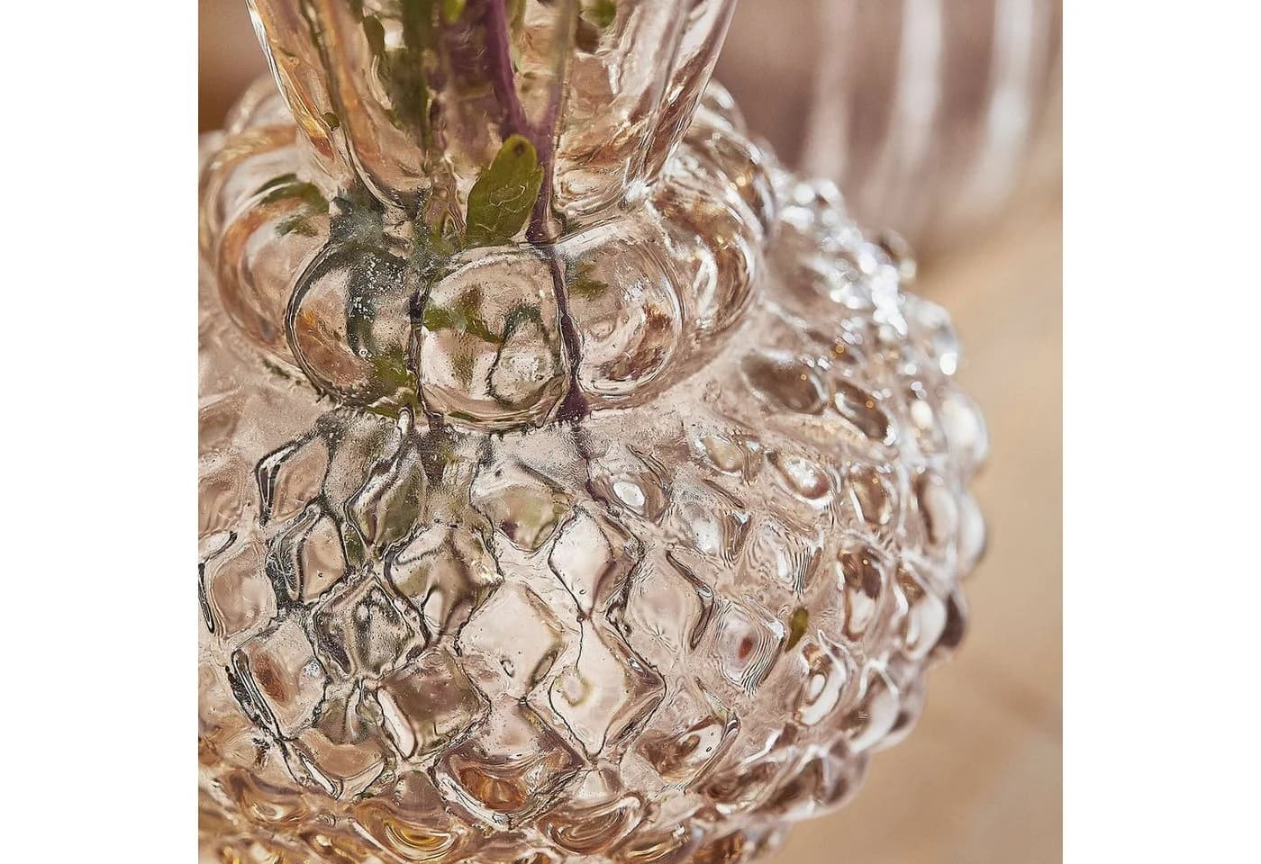 Mirabeau Tischvase 3er Set Faunelle rosé Glas - Bild 5