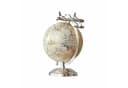 Mirabeau Deko-Globus Jollysail silber/gold mit Flugzeug-Deko Bild 2