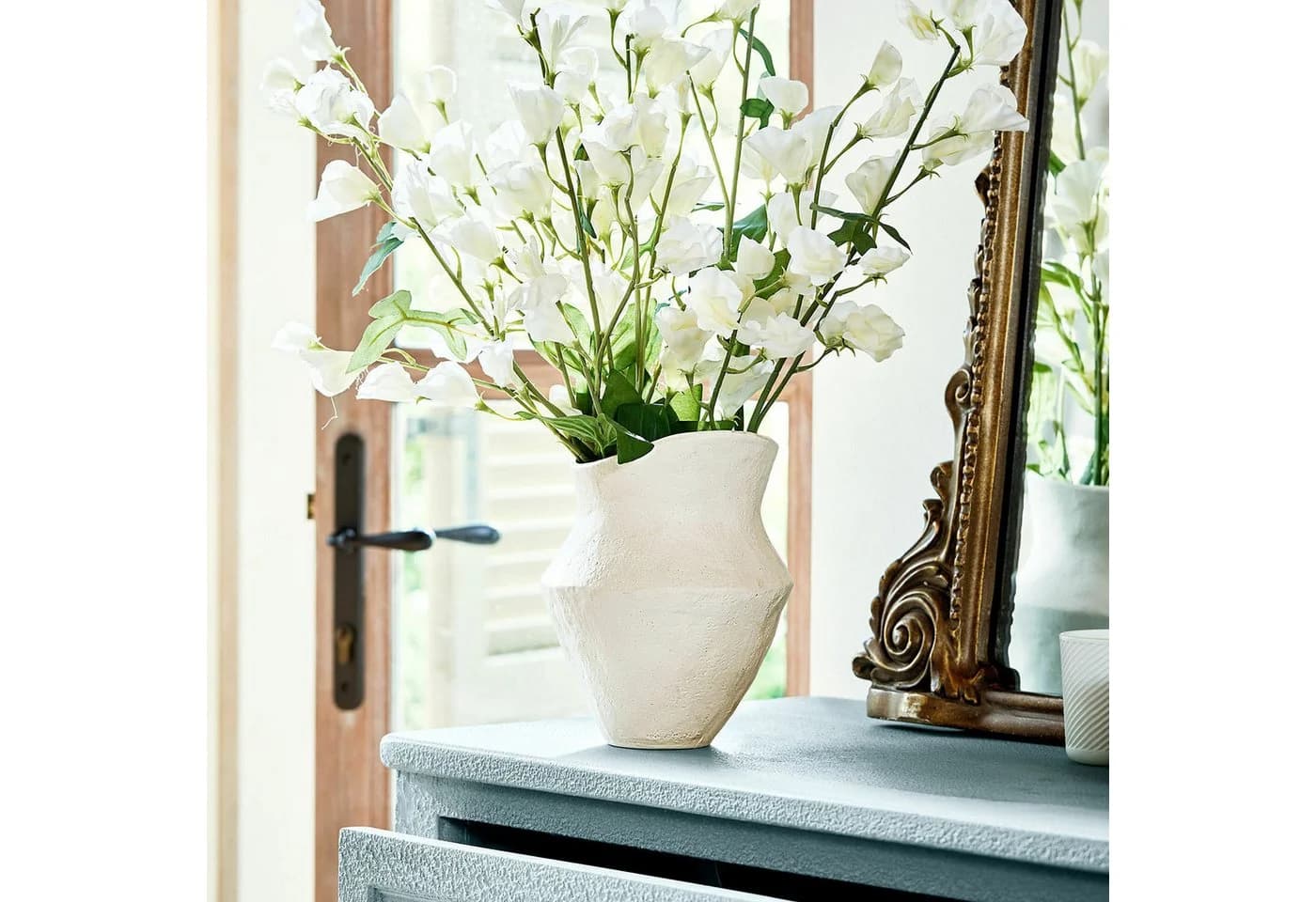Mirabeau Tischvase Cantresse Creme Porzellan - Bild 3
